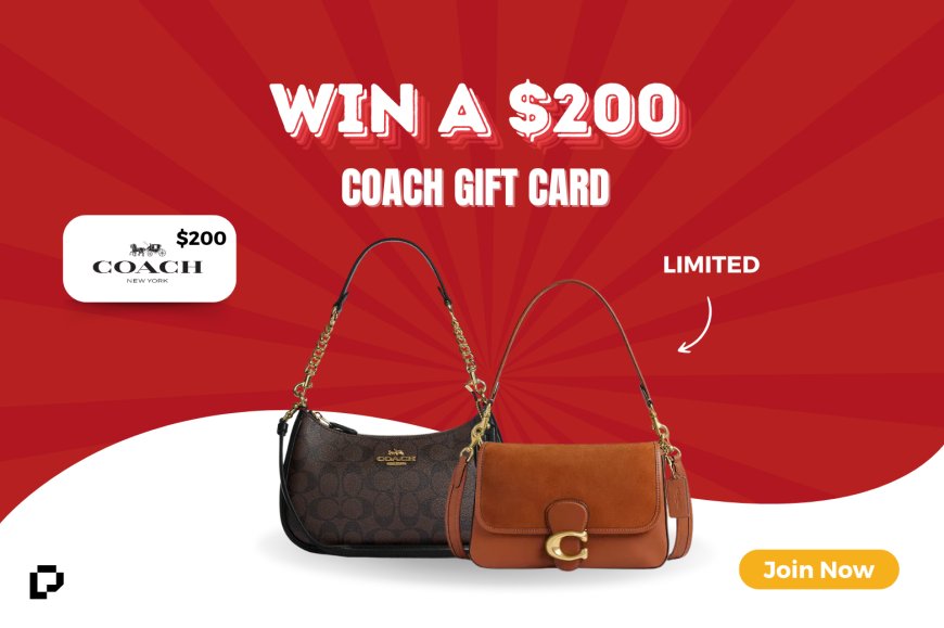 Win a $200 Coach Gift Card with Jetsetty!