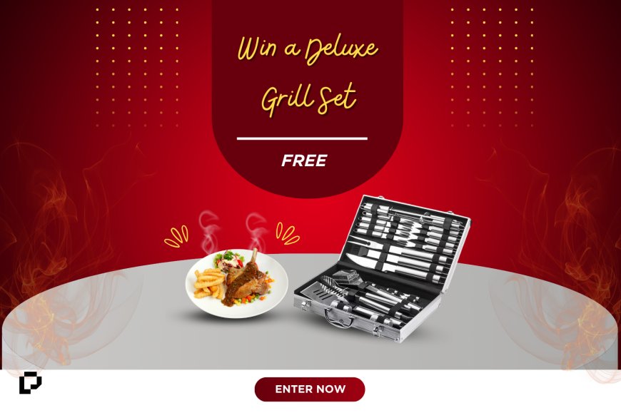 Win a Deluxe Grill Set with PrizeGrab!